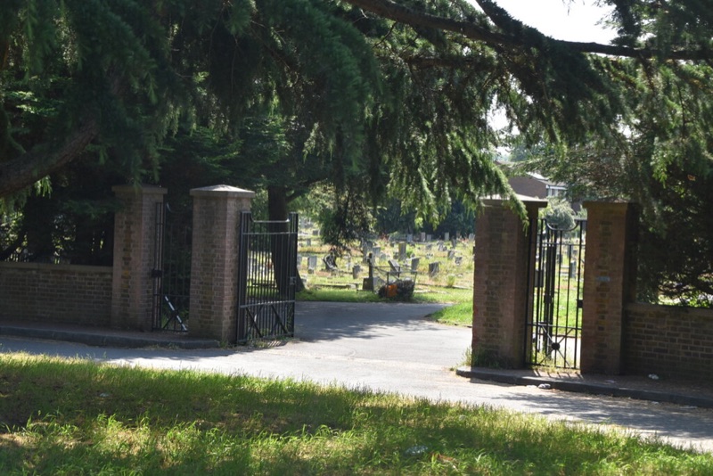 Feltham Cemetery London — photograph
