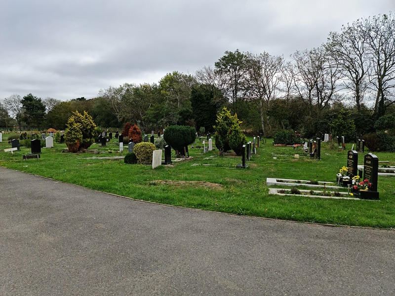 Hatton Cemetery London — photograph