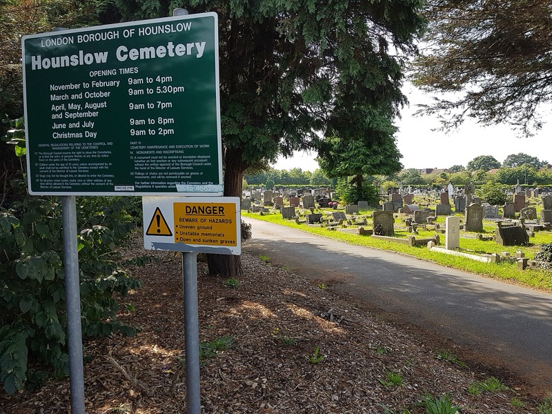 Hounslow Cemetery London — photograph