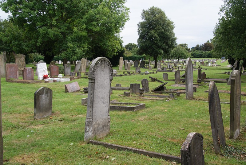 Kingston Cemetery & London — photograph