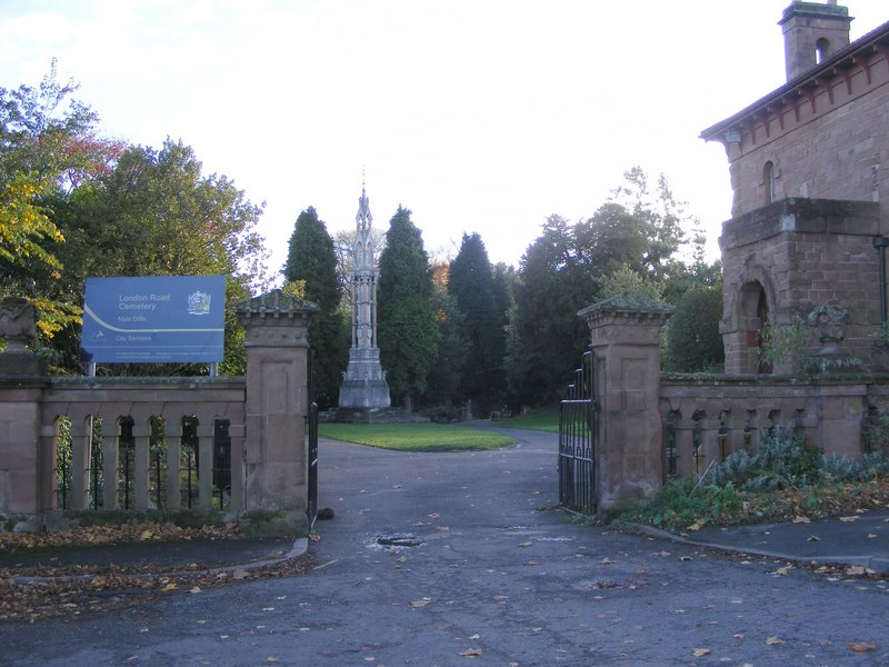London Road Cemetery — photograph