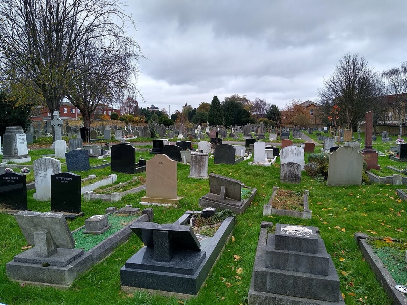 St Nicholas Churchyard London — photograph
