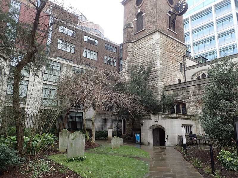 St Olave Hart Street Churchyard — photograph
