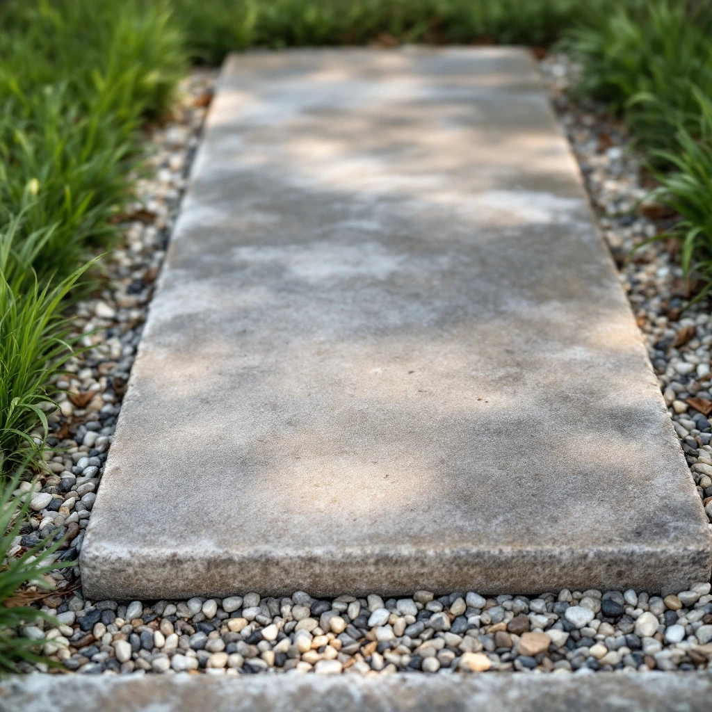 After — Overgrown kerb set — cleared & cleaned